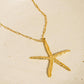 SALE Suki 18K Gold Non-Tarnish Statement Star Necklace