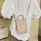 Basket Weave Small Crossbody Bag