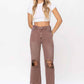 SALE Vintage High Rise Cropped Flare