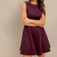 Faux Suede Mini Dress