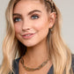 18k Gold-Plated Oblong Links Collar Necklace