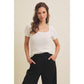 Square Neck Knit Top