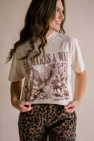 He Makes A Way Tee | Women's Christian Tee