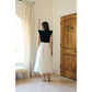 SALE Embroidered Flutter Sleeve Top