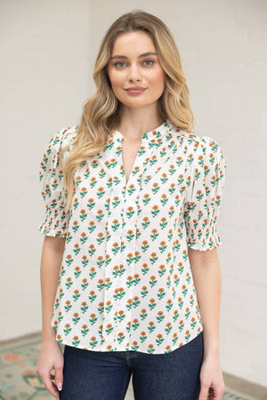 Pattie Floral Print Top