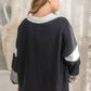 PLUS Solid Panel Oversized Sweatshirt