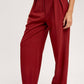 Pleated Wide-Leg Trousers