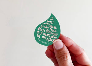 Revelation Tear Vinyl Laptop Bottle Sticker