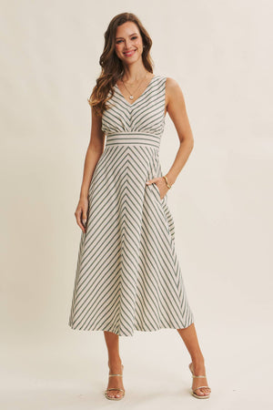 Sunny Days Fit & Flare Midi Dress