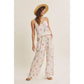 Carefree Summer Seashell Wide-Leg Pants