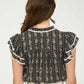 Jodie Ruffle Sleeve Top