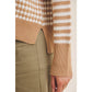 Cozy Striped Crew Neck Sweater