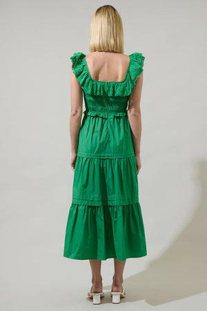 Denison Ruffle Tiered Maxi Dress