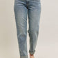 Vintage Wash Double Roll Cuff Boyfriend