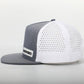 Premium Active 5-Panel Logo Hat (Heather/White)