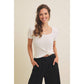 Square Neck Knit Top