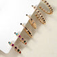 Hoop Earring Trio Rhinestone