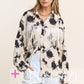 The Reba Floral Fringe Button Up Blouse
