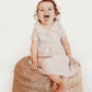 Baby Girl Linen or cotton Peter Pan collar ALLIE DRESS