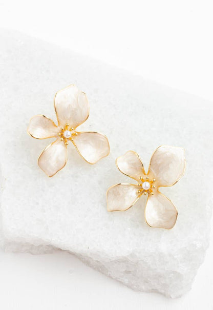 Hope in Bloom Flower Earrings