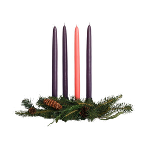 Taper Candles – 100% Pure Beeswax – Advent 12” Hand-Dipped