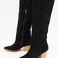 Black Western Zip-Up Boot
