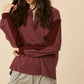 Half-Zip Pullover Top