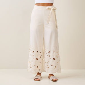 Cut Out Wide Leg Pants