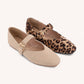 Leopard Mary Jane Flat