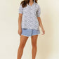 On The Dot Short Sleeve Blouse