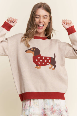 Dottie Dachshund Sweater