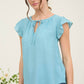 SALE Sweet & Sassy Ruffle Sleeve Top