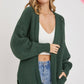 SALE PLUS SIZE Open Front Knit Cardigan