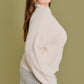 SALE PLUS Mock Neck Cocoon Sleeve Sweater