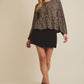 Chantel Leopard Bow Top