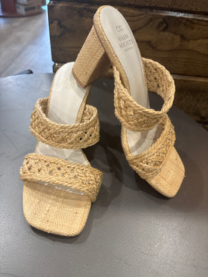 Rebecca Raffia Sandals