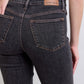 Judy Blue Mid Rise Tummy Control Black Denim