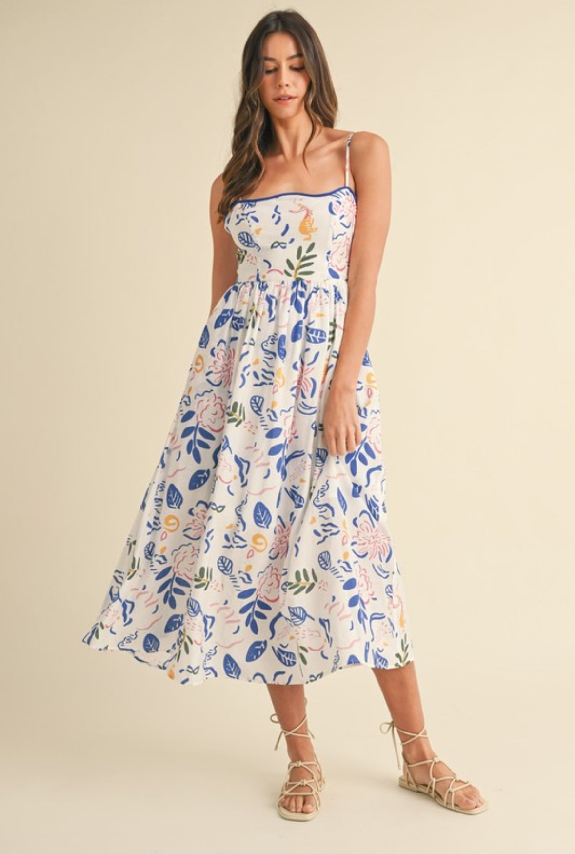 LAST ONE SALE Deep As The Ocean Maxi Dress