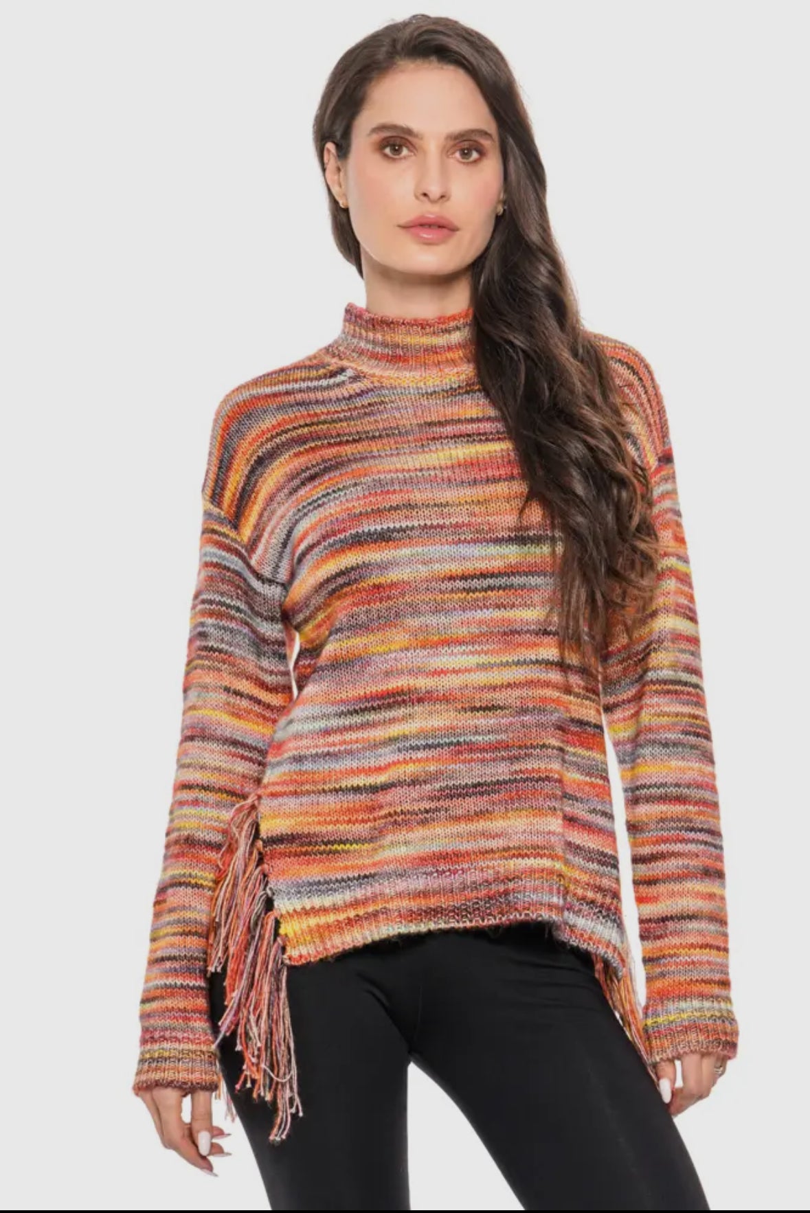 Monica Fringe Sweater