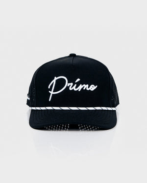 Primo Black Cursive Hat