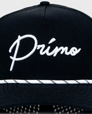 Primo Black Cursive Hat