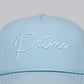 Primo Light Blue Monochrome Cursive Hat