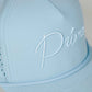 Primo Light Blue Monochrome Cursive Hat