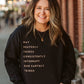 Let Heavenly Things Faith Sweatshirt - Graphic Fall Tee