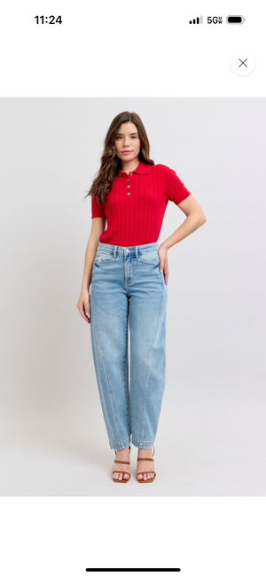 Judy Blue Barrel Jeans