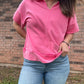 Wherever The Wind Blows Pink Top