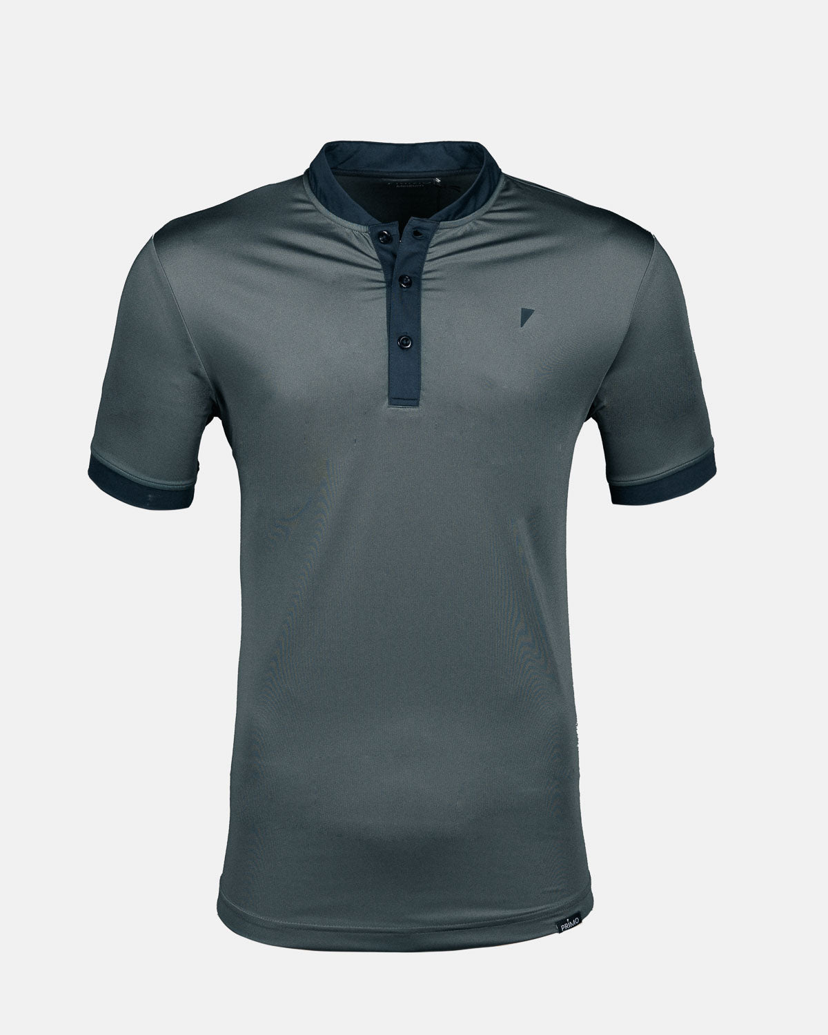 Primo Two Tone Navy/ Gray Blade Collar Polo