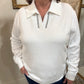Glenda Sweater in White