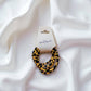 Black & Gold Beaded Game Day Bracelet Stack