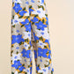 Floral Print Multicolor Polazzo Pants